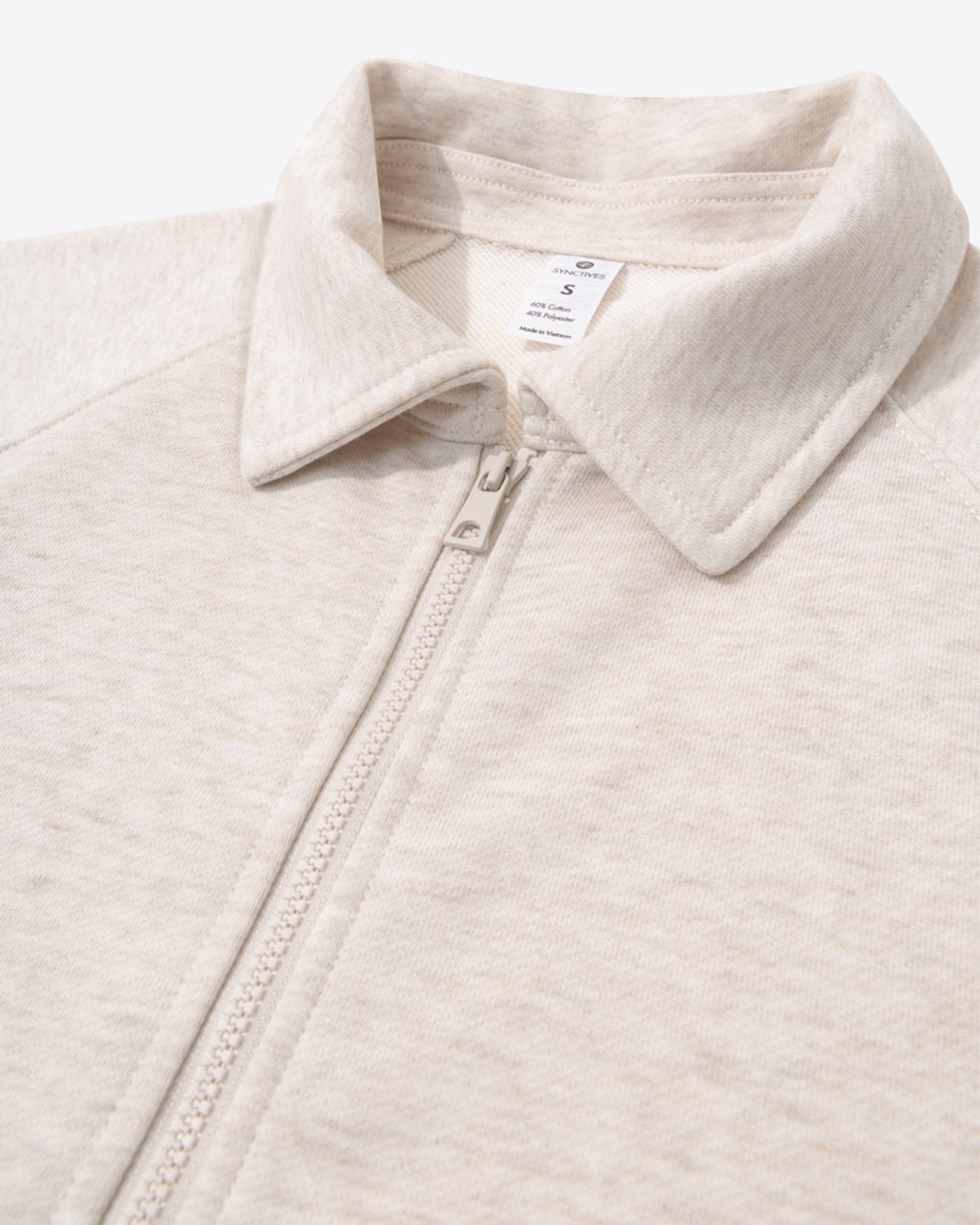[French Terry] Synctives Women’s Relaxed Cropped Jacket 3