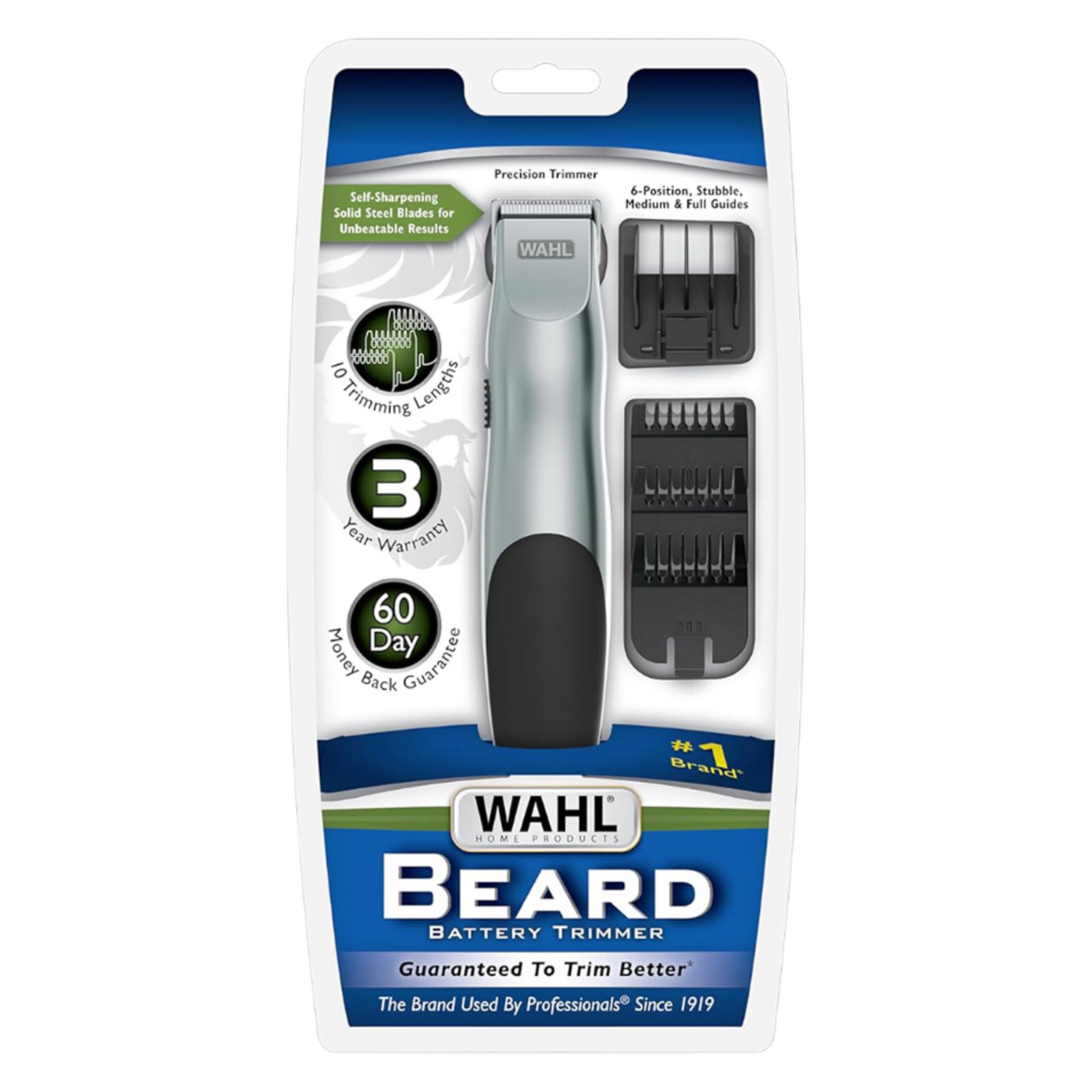 Wahl Beard Cordless Battery Trimmer 1 Count - for Daily Beard & Mustache Trimming, Light Detailing & Body Grooming 9