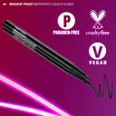 wet n wild Breakup Proof Waterproof Liquid Eyeliner, Black, 1 Count - Ultra-Fine Brush, 16H Long-Lasting Wear 5