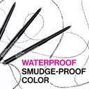 wet n wild Breakup Proof Waterproof Retractable Gel Eyeliner, Black, 0.008 oz - Ultra Pigmented 16H Long Wear 4