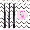 wet n wild Breakup Proof Waterproof Retractable Gel Eyeliner, Black, 0.008 oz - Ultra Pigmented 16H Long Wear 6