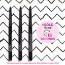 wet n wild Breakup Proof Waterproof Retractable Gel Eyeliner, Blackest Black, 0.008 oz - Ultra Pigmented 16H Long Wear 6