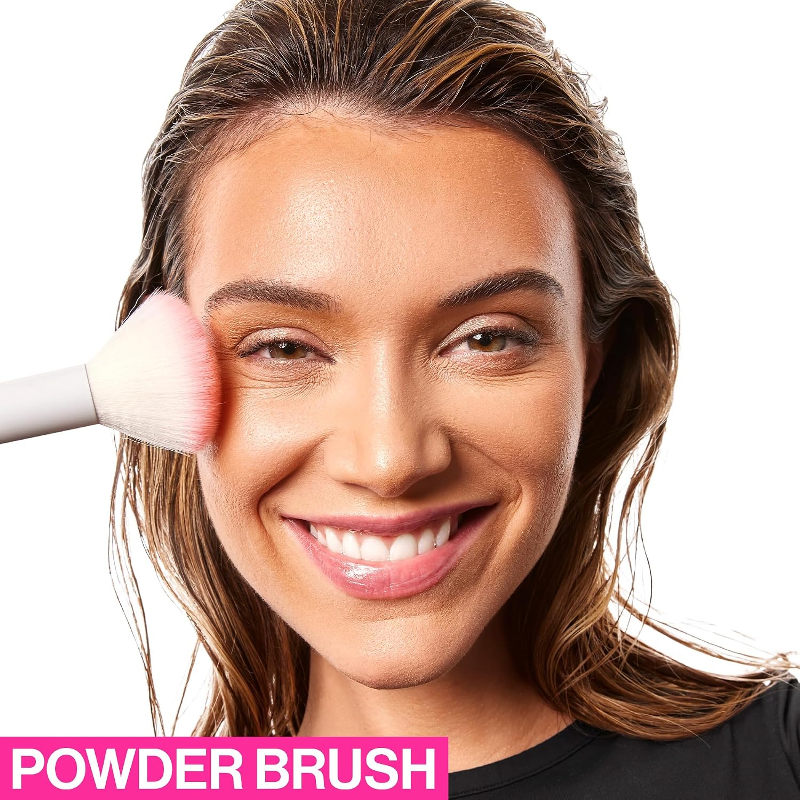 wet n wild Essential Powder Brush 1 Count - Ultra-Plush Synthetic Bristles for Flawless Application, Soft Touch 3