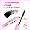 wet n wild Mega Volume Mascara, Very Black, 1 Count - Volumizing, Waterproof, Smudge-Resistant 3
