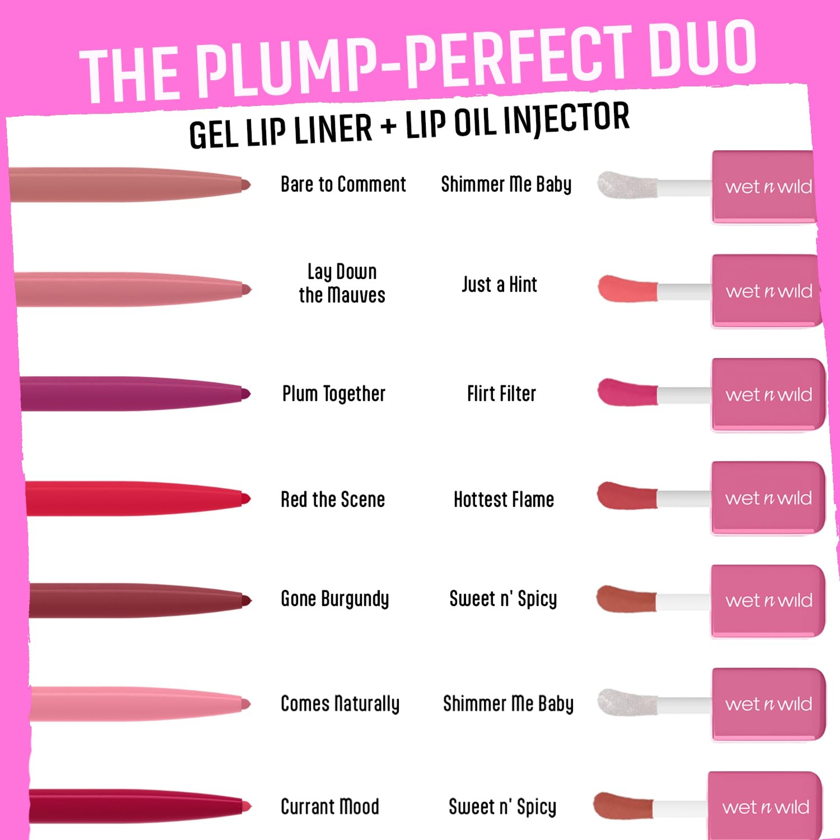 wet n wild Perfect Pout Gel Lip Liner, Lay Down the Mauves, 1 Count - Rich Creamy Long Lasting Color 7