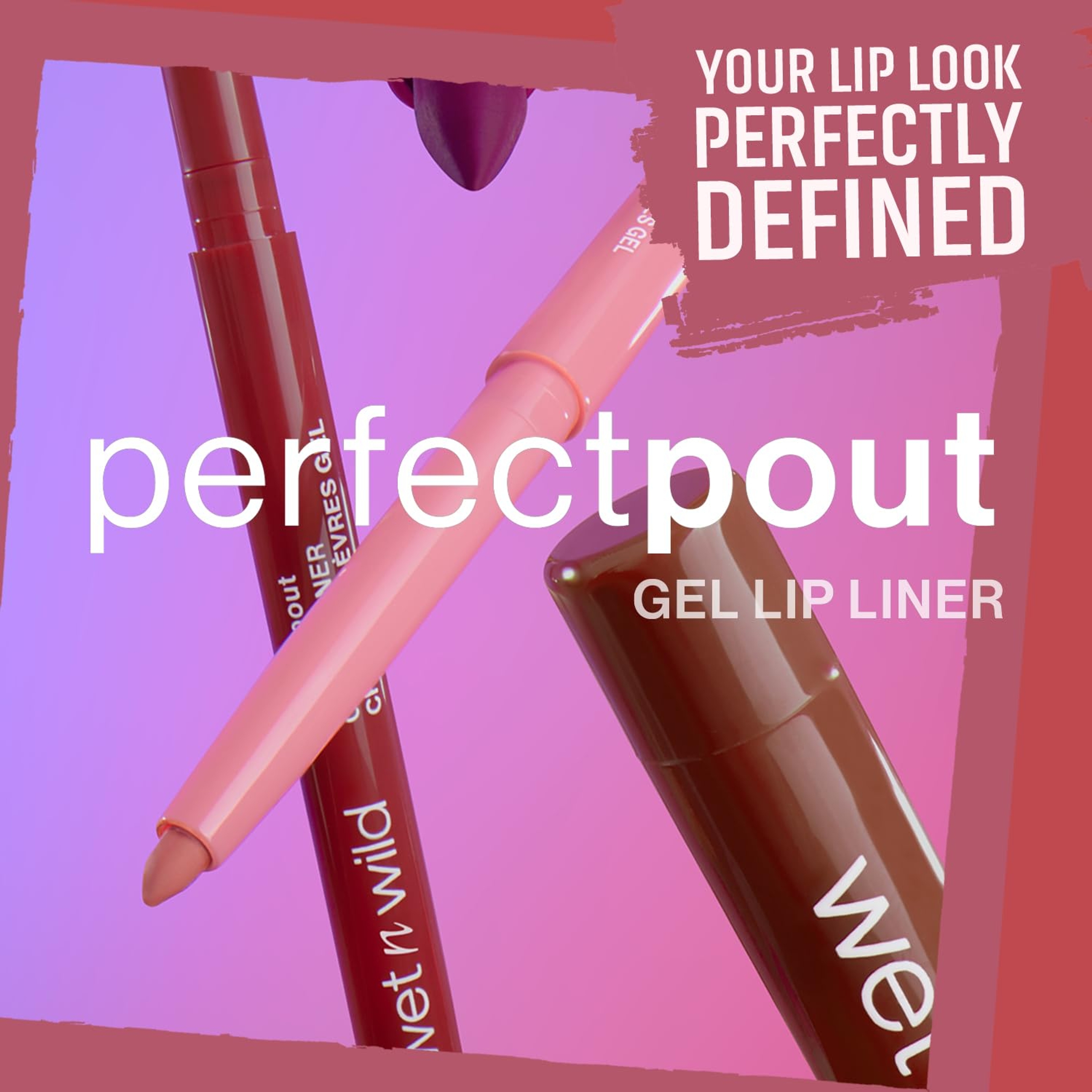 wet n wild Perfect Pout Gel Lip Liner, Lay Down the Mauves, 1 Count - Rich Creamy Long Lasting Color 2