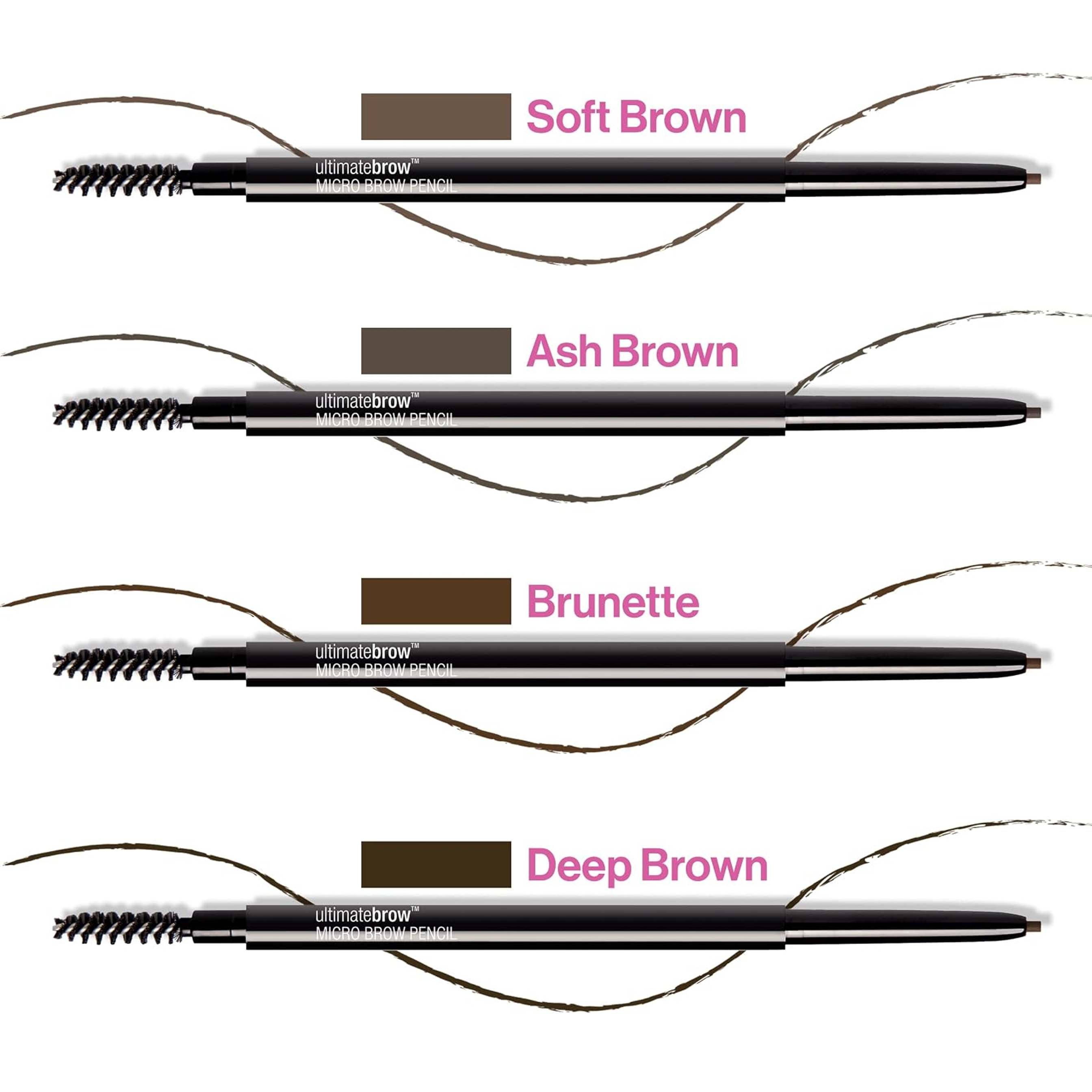 wet n wild Ultimate Brow Micro Brow Pencil, Soft Brown, 1 Count - Ultra Fine 1.5mm Tip, Draws Tiny Brow Hairs 4