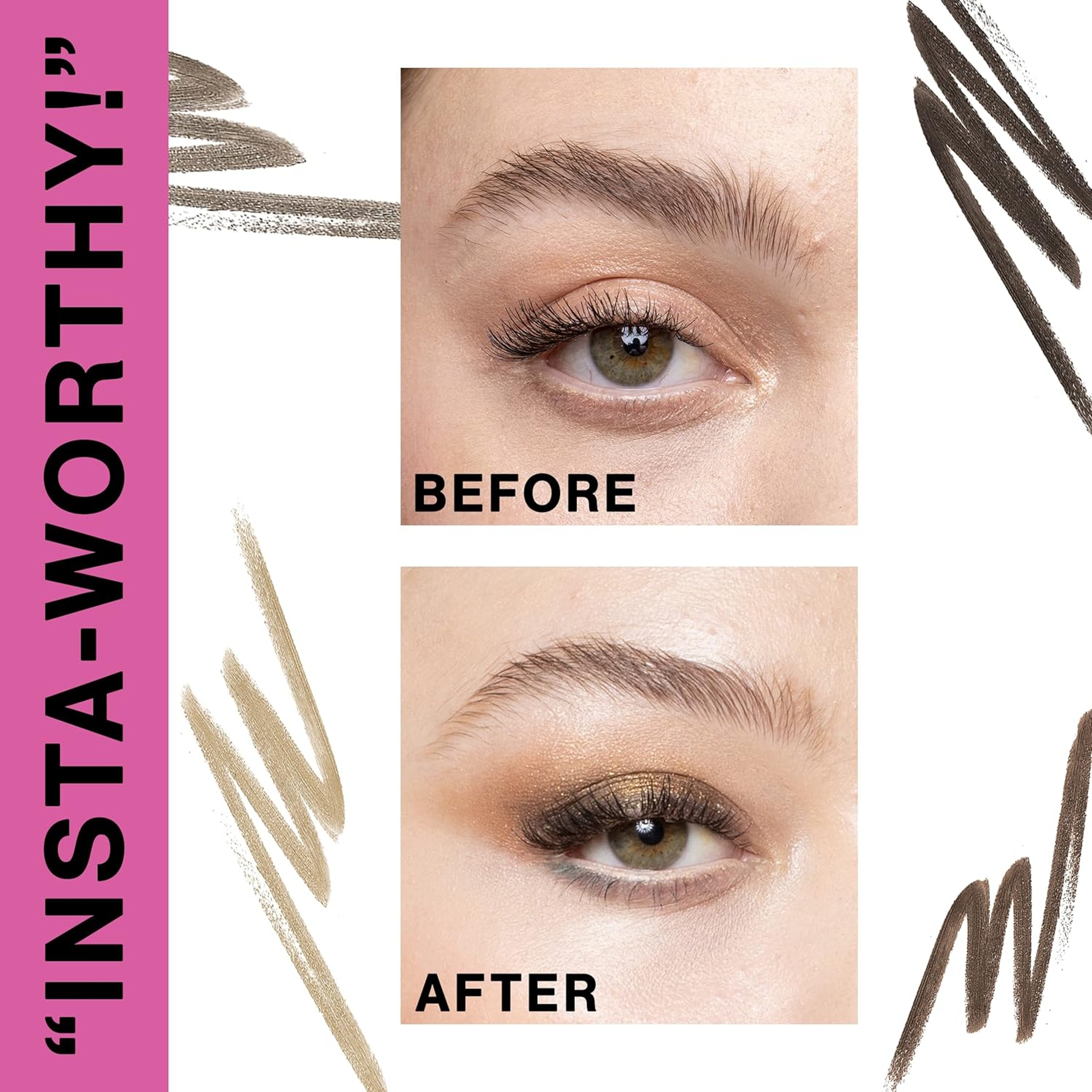 wet n wild Ultimate Brow Retractable, Ash Brown, 1 Count - Define Eyebrow Pencil with Unique Triangular Pencil Tip 3