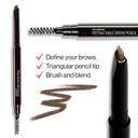 wet n wild Ultimate Brow Retractable, Taupe, 1 Count - Define Eyebrow Pencil with Unique Triangular Pencil Tip 2
